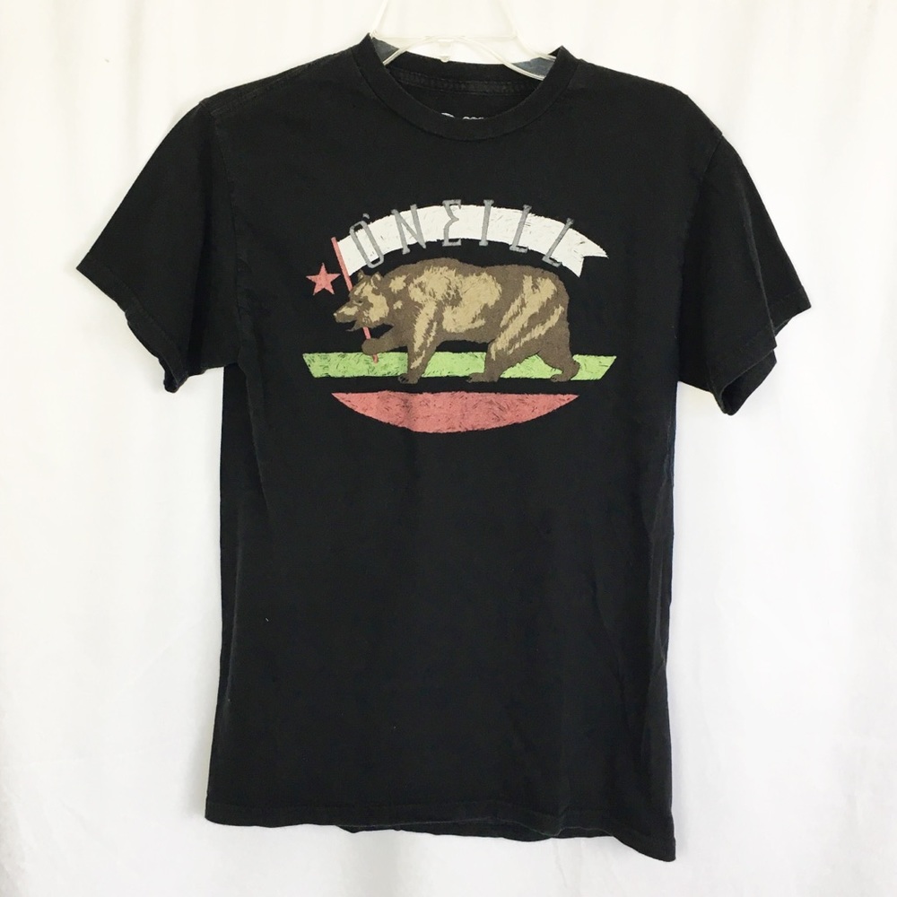 O’Neill black California logo graphic t-shirt S